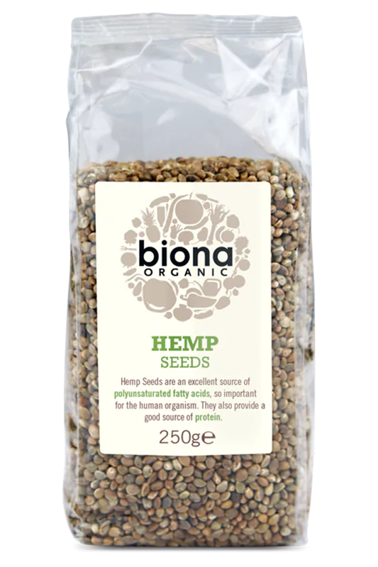Organic Whole Hemp Seeds 250g (Biona)