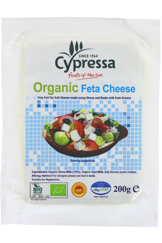 Organic Feta Cheese 200g (Cypressa)