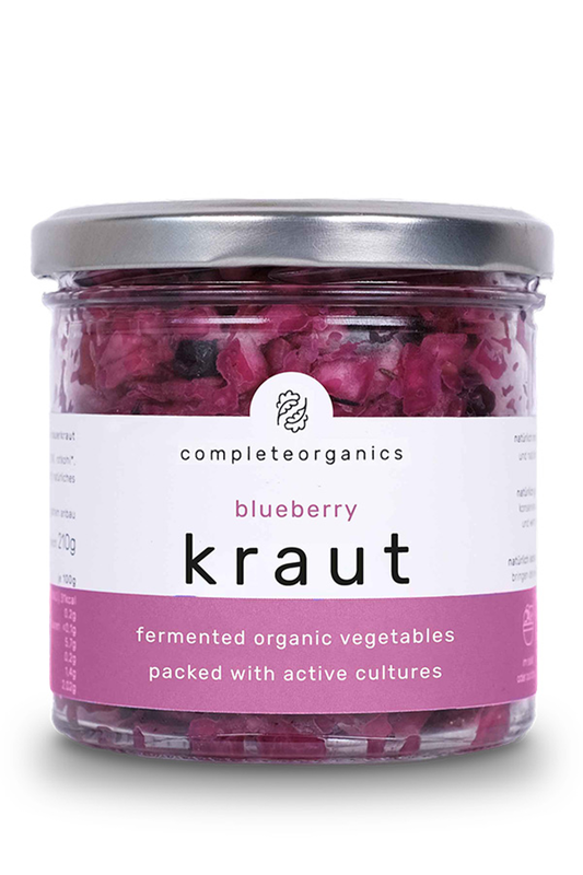Organic Blueberry Sauerkraut 210g (Completeorganics)