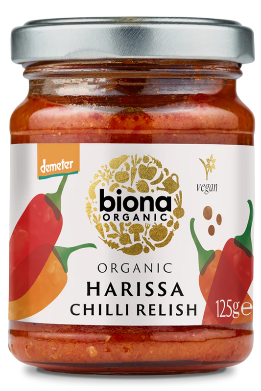Organic Harissa Chilli Relish 125g (Biona)