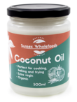 Organic Extra Virgin Coconut Oil 500g (Sussex Wholefoods)