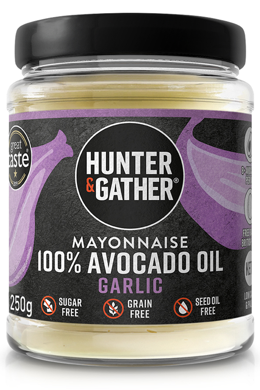Avocado Oil Garlic Mayonnaise 250g (Hunter and Gather) Healthy Supplies