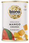 Organic Mango Chunks in Mango Juice 400g (Biona)