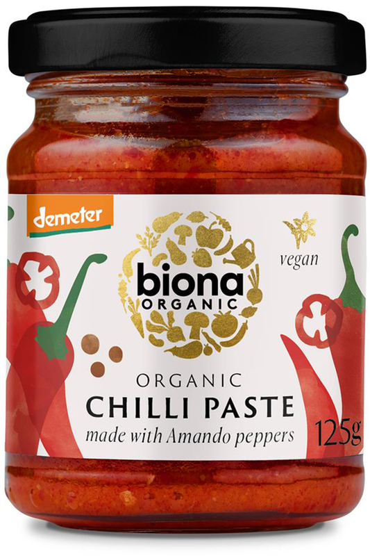 Organic Hot Chili Paste 125g (Biona)