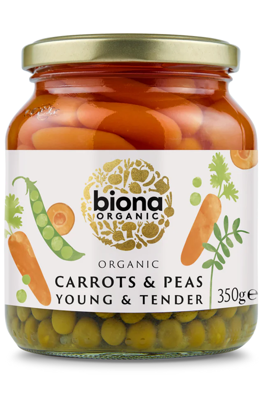 Organic Garden Peas & Carrots 350g (Biona)
