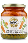 Organic Garden Peas & Carrots 350g (Biona)