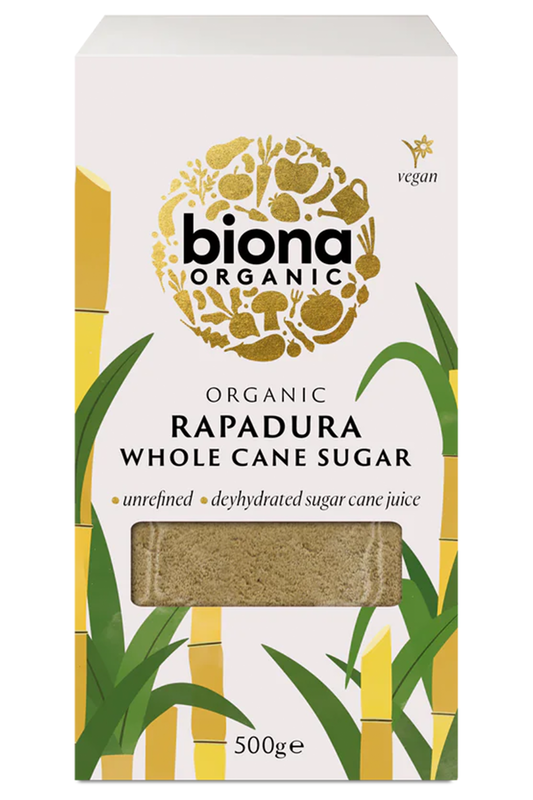 Organic Rapadura Cane Sugar 500g (Biona)