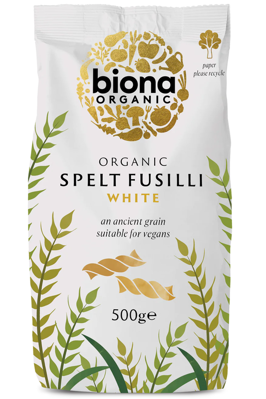 Organic Spelt White Fusilli 500g (Biona)