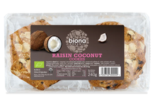 Organic Raisin Coconut Cookies 240g (Biona)