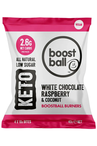 White Choc & Raspberry Bites 40g (Boostball)