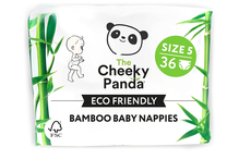 Bamboo Nappies Size 5 x 36 Nappies (Cheeky Panda)