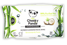 Bamboo Coconut Scented Facial Cleansing Wipes x 25 Wipes (Cheeky Panda)