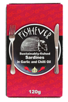 Sardines in Garlic and Chilli Oil 120g (Fish4ever)