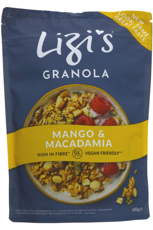 Mango & Macadamia Granola 400g (Lizi's)