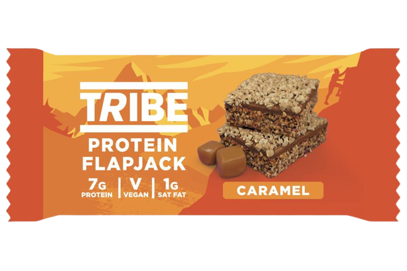 High Protein Salted Caramel Flapjack Gluten Free Plant Based Protein Healthy Sn | UK