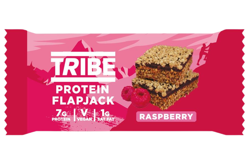 Gluten Free Raspberry Protein Flapjack in 50g (Tribe) Healthy Supplies