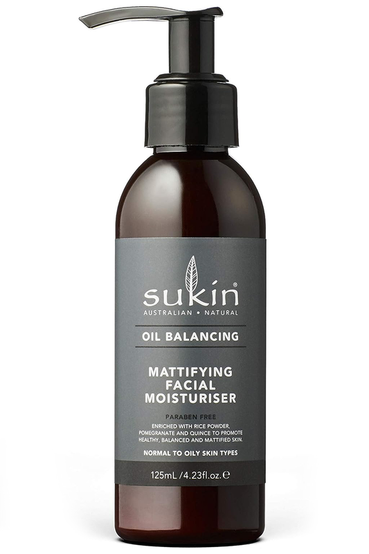 Oil Balancing Mattifying Facial Moisturiser 125ml (Sukin)