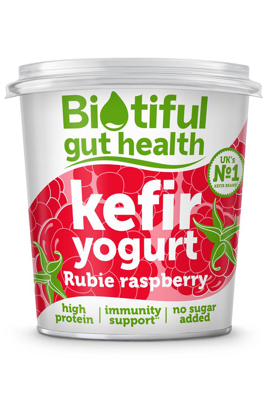 Rubie Raspberry Kefir Yogurt 350g (Biotiful Dairy)