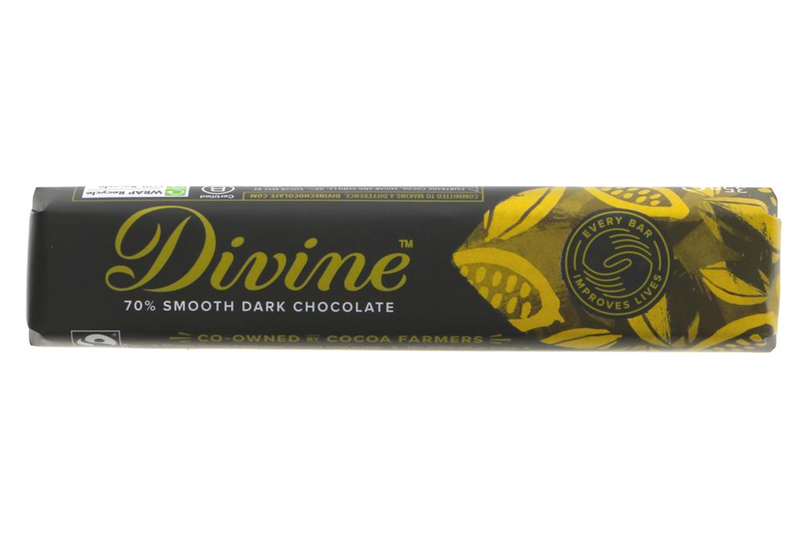 70 Dark Chocolate Mini Bar 35g (Divine) Healthy Supplies