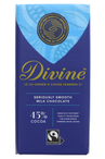 45% Cocoa Milk Chocolate Bar 90g (Divine)