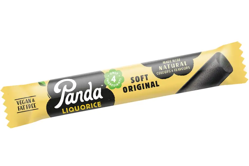 Panda Natural Soft Original Black Licorice Candy - 7oz Bag (Pack Of 3)