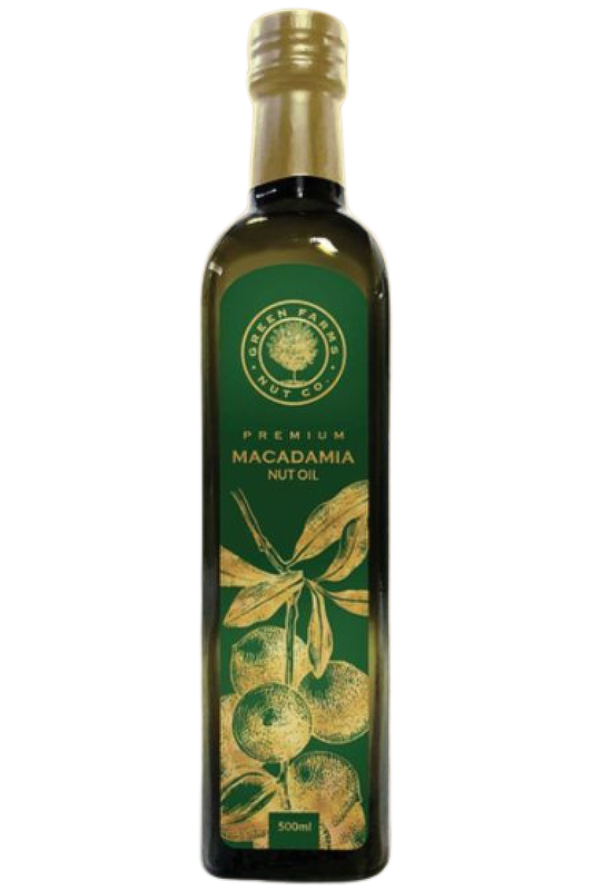 Premium Macadamia Nut Oil 500ml (Green Farms Nut Co) Healthy Supplies