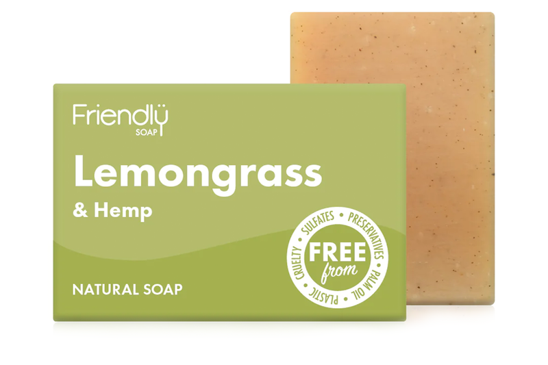 Lemongrass & Hemp Soap 95g (Friendly Soap)