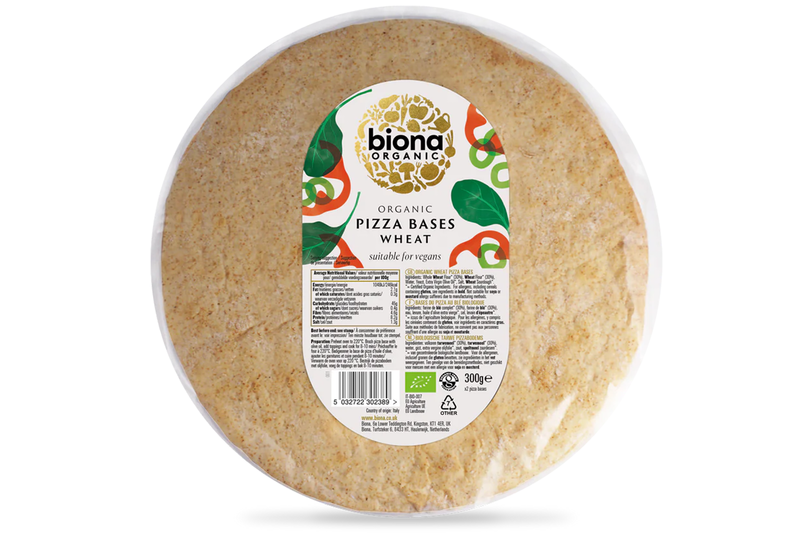 Organic Wheat Pizza Bases x 2 300g (Biona)