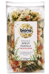 Organic Spelt Tricolore Fusilli 250g (Biona)