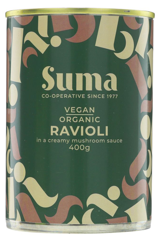 Organic Ravioli with Mushroom Sauce 400g (Suma)