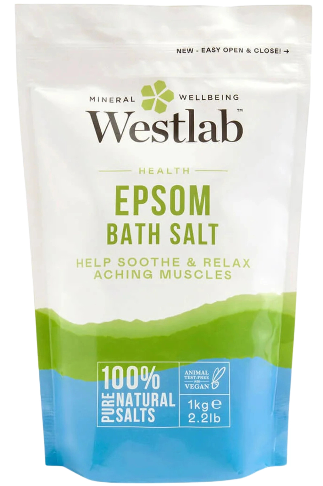 Epsom Bath Salts 1kg (Westlab)