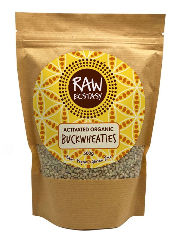 Buckwheaties, Activated Buckwheat,  500g (Raw Ecstasy)