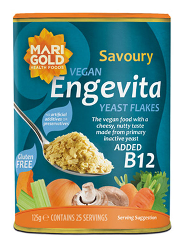 Engevita tional Yeast Flakes with B12 125g (Marigold)