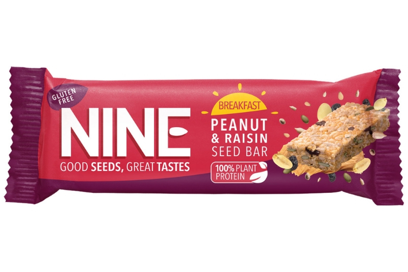 Super Seeds Peanut & Raisin Breakfast Boost, Gluten-Free 50g (9Bar)