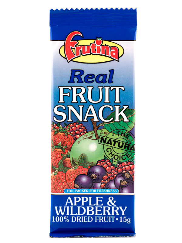 Real Fruit Snack Apple & Wildberry (Frutina)