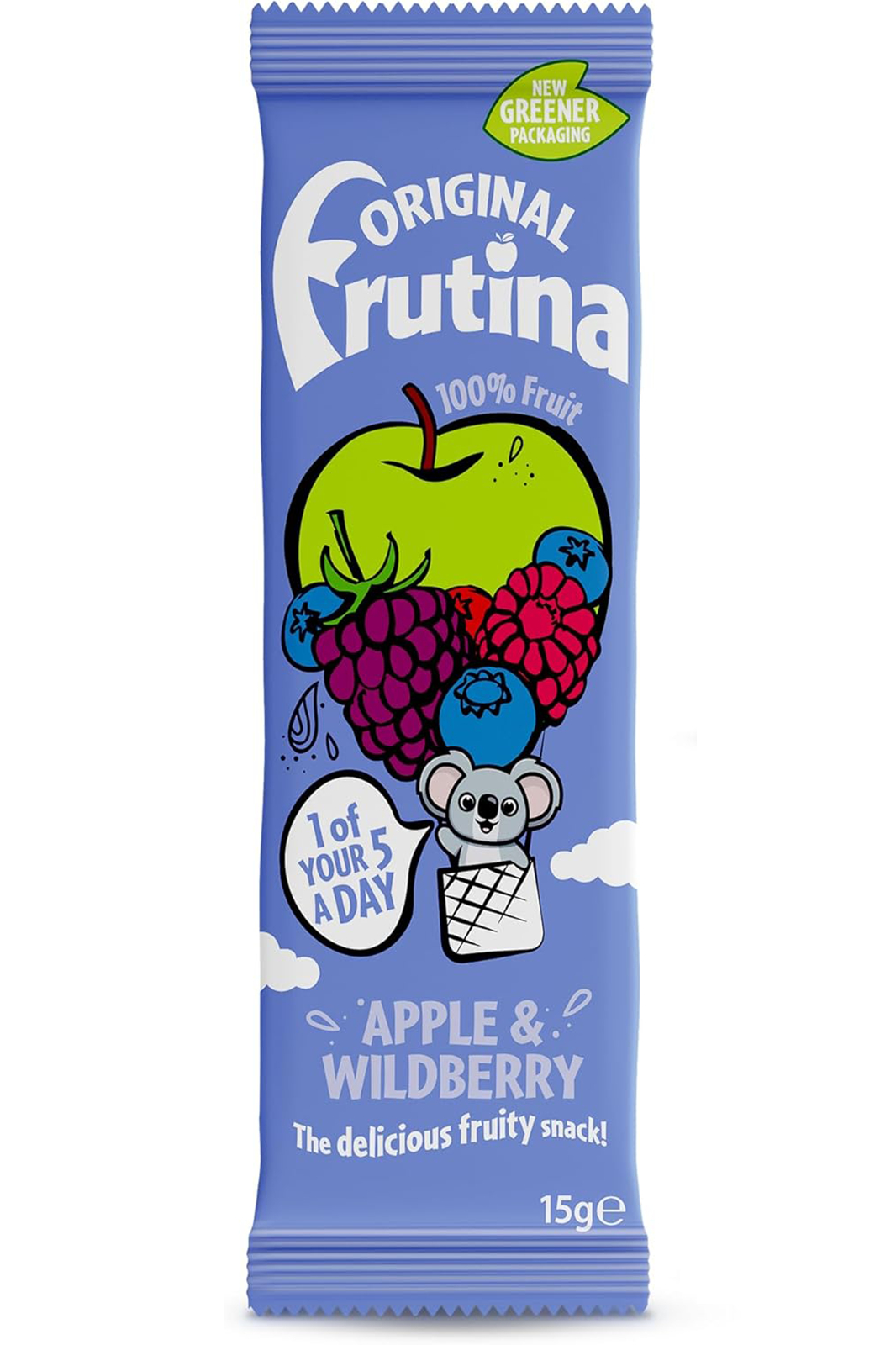 Real Fruit Snack Apple & Wildberry (Frutina)