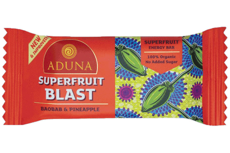 Superfruit Blast Energy Bar,  40g (Aduna)