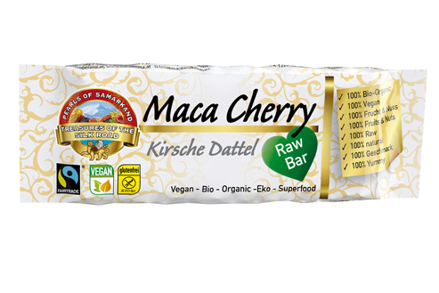 Maca & Cherry,  Raw Energy Bar 40g (Pearls of Samarkand)