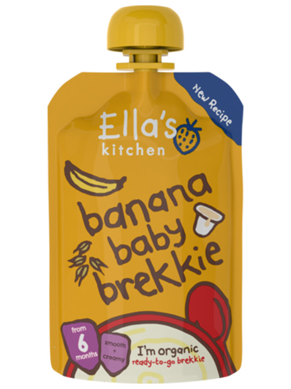 Stage 2 Banana Baby Brekkie,  100g (Ella's Kitchen)