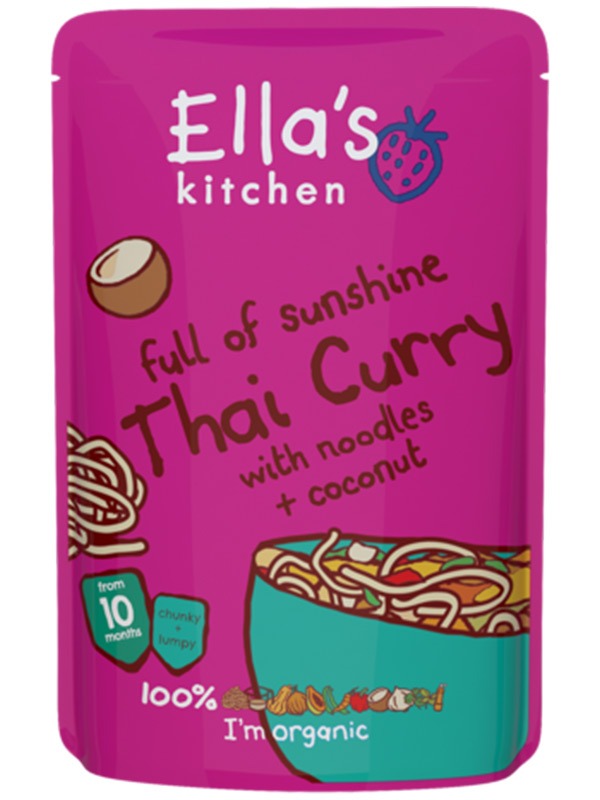Stage 3 Thai Curry with Noodles,  190g (Ella's Kitchen)