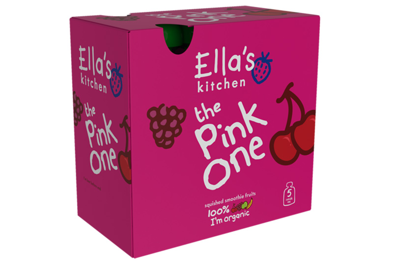 Stage 2 The Pink One Smoothie,  Multipack 5x90g (Ella's Kitchen)