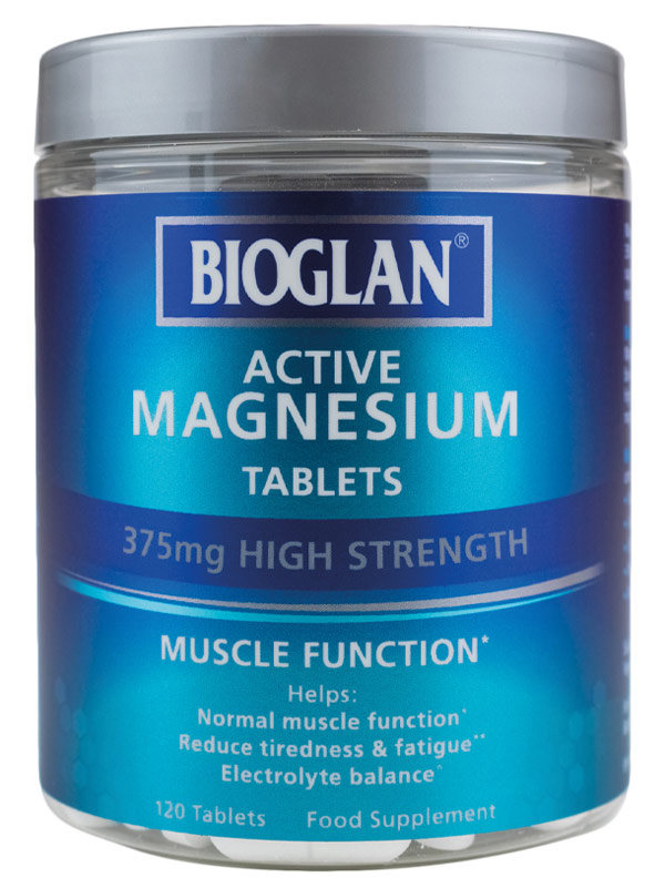 Active Magnesium, 120 s (Bioglan)