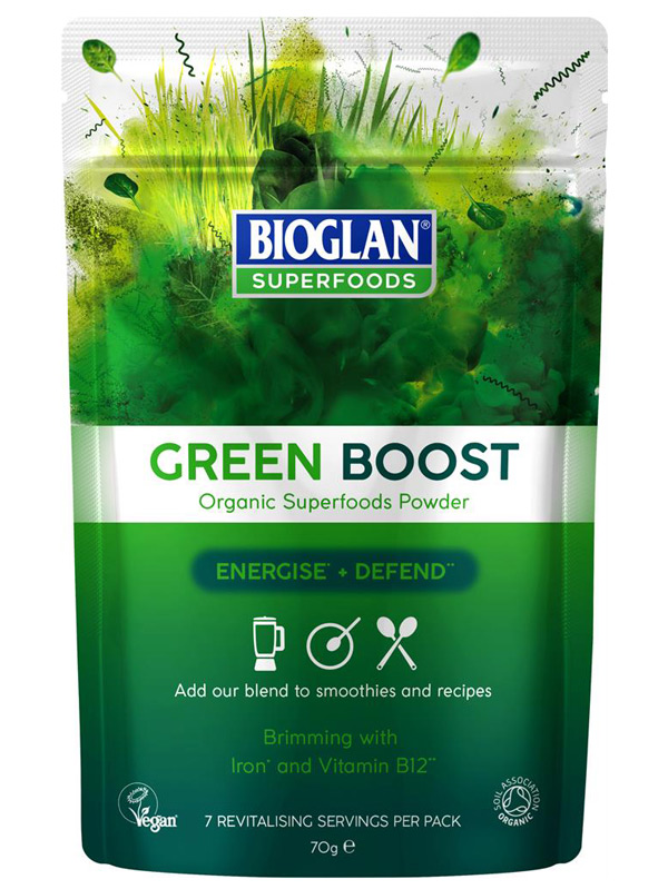 Superfoods Green Boost, Organic 70g (Bioglan)