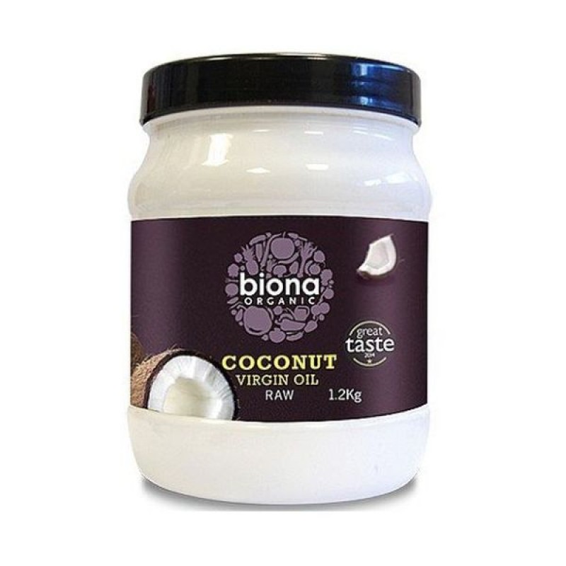 Raw Virgin Coconut Oil 1200g,  (Biona)