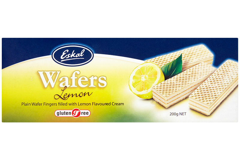 Lemon Wafers, Gluten-Free 200g (Eskal)