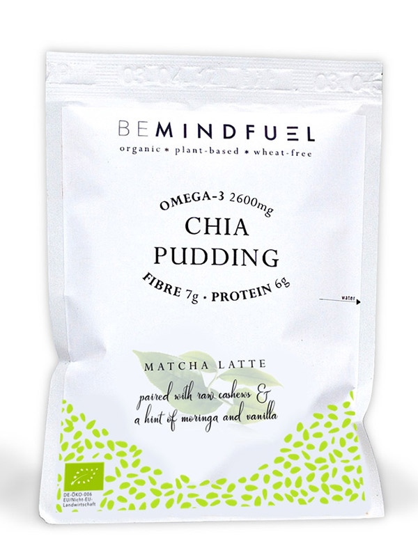 Matcha Chia Pudding Mix 40g (BeMindFuel)