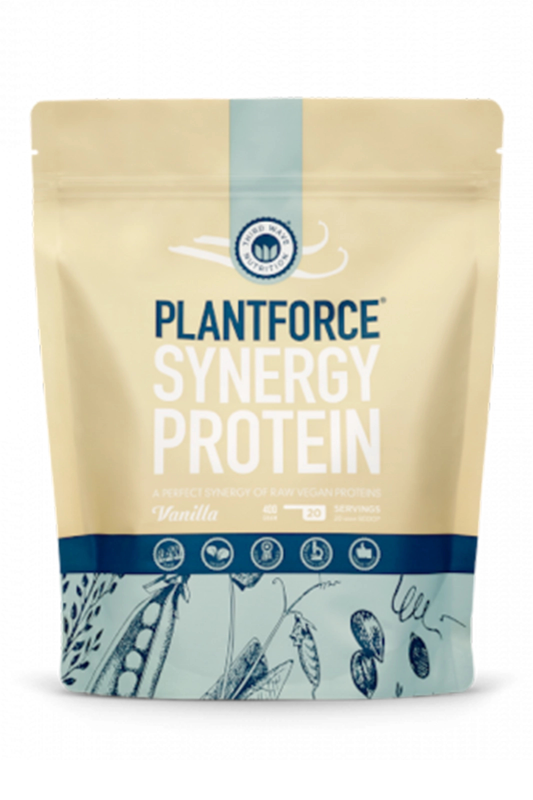 Synergy Protein Vanilla 400g (PlantForce)
