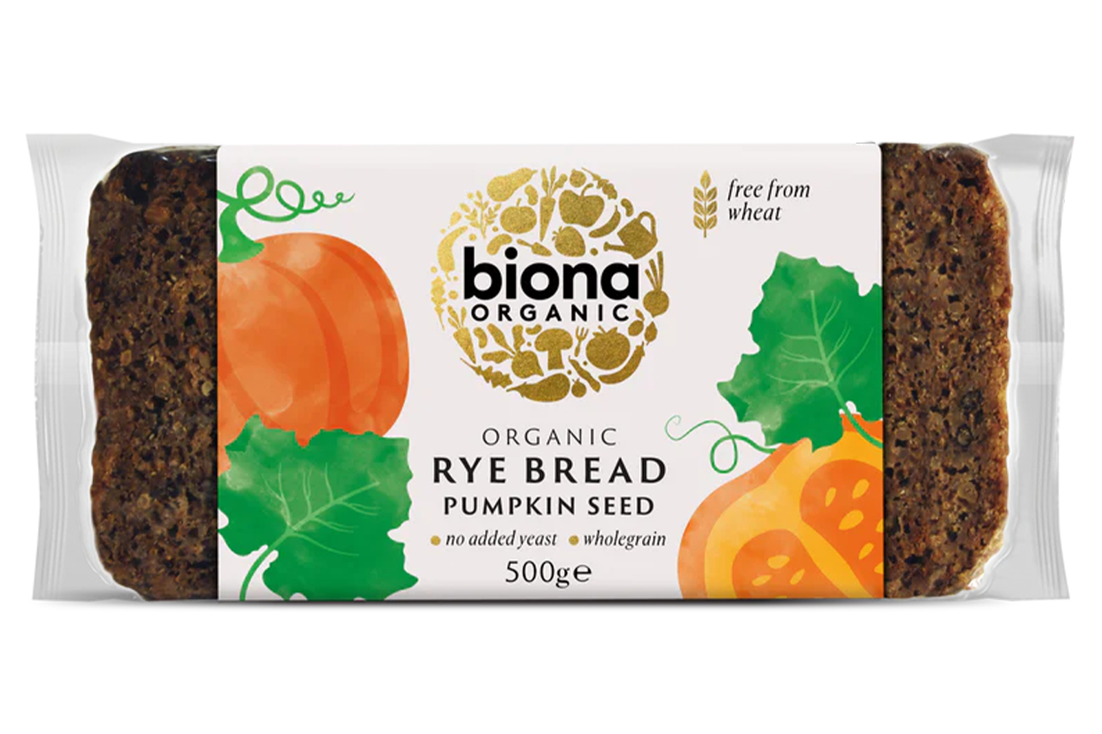 Rye Bread with Pumpkin ,  500g (Biona)