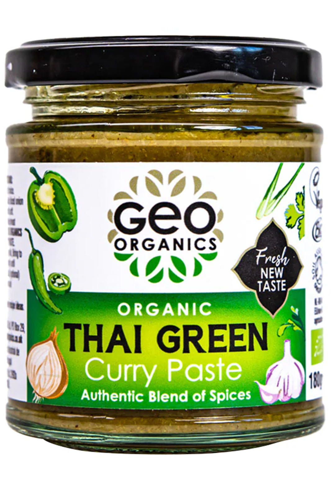 Thai Green Curry Paste,  180g (Geo s)