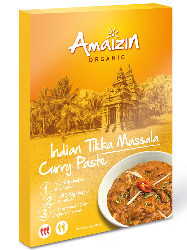 Tikka Massala Curry Paste, Organic 80g (Amaizin)
